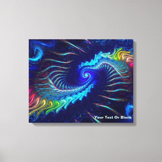 Rainbow Dragon Canvas Print (Front)