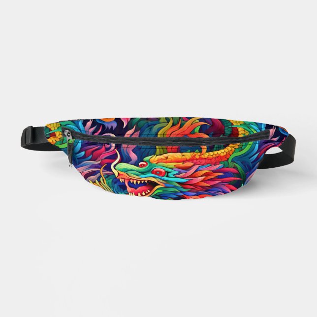 Rainbow Dragon Fanny Pack (Front)