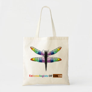 rainbow dragon logo tote bag