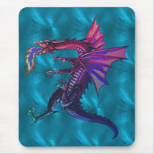 Rainbow Dragon Mouse Mat
