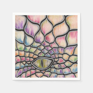 Rainbow Dragon Napkin