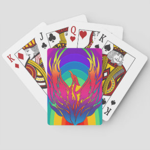 Rainbow Dragon  Playing Cards