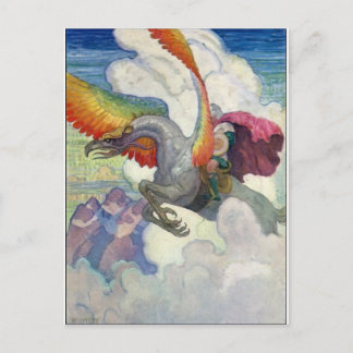 Rainbow Dragon Postcard