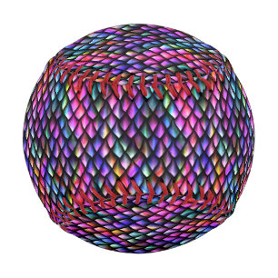 Rainbow Dragon Scales Baseball
