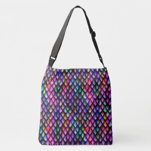 Rainbow Dragon Scales Cross-Body Bag