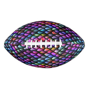 Rainbow Dragon Scales Football American Football