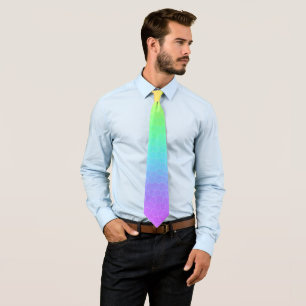 Rainbow Dragon Scales Neck Tie