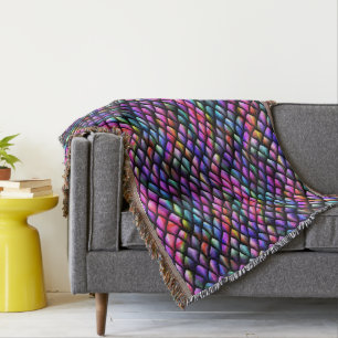 Rainbow Dragon Scales Throw