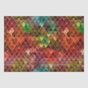 Rainbow Dragon Scales Tissue Paper