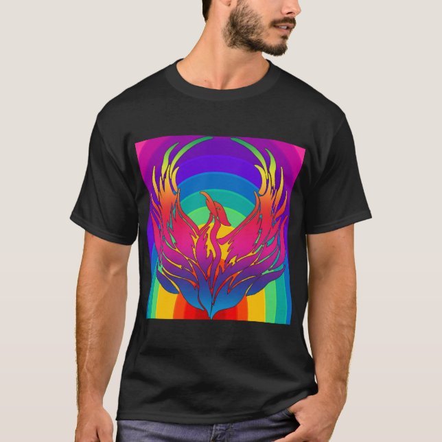 Rainbow Dragon T-Shirt (Front)