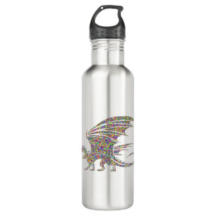 Rainbow Dragon Tribal Tattoo Gift idea 710 Ml Water Bottle