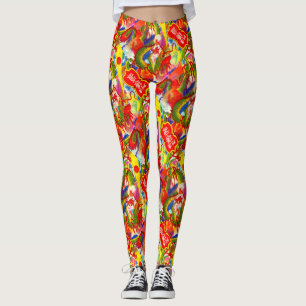 Rainbow Dragon Yoga Pants Running