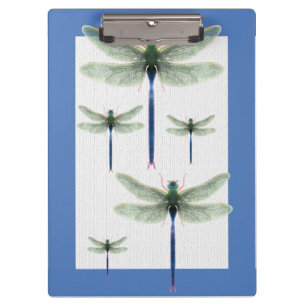 Rainbow Dragonfly Customisable Business Cards Clipboard