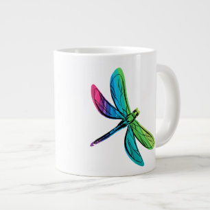 Rainbow Dragonfly Large Coffee Mug