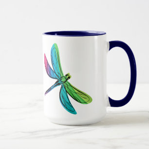 Rainbow Dragonfly Mug
