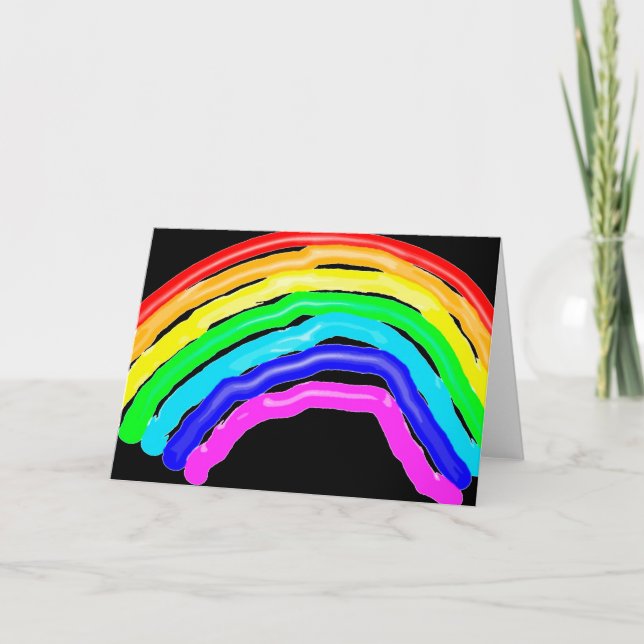 Rainbow drawn card (Front)
