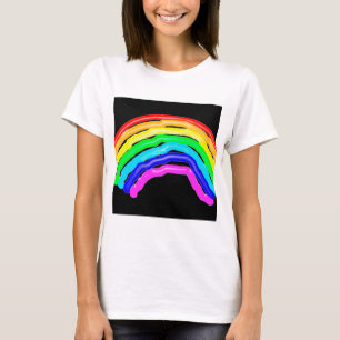 Rainbow drawn T-Shirt