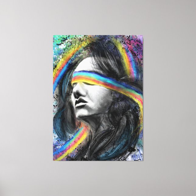 Rainbow Dream Canvas Print - Painting (Front)