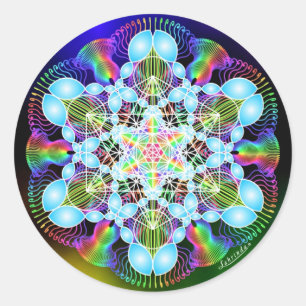 Rainbow Dreaming Classic Round Sticker