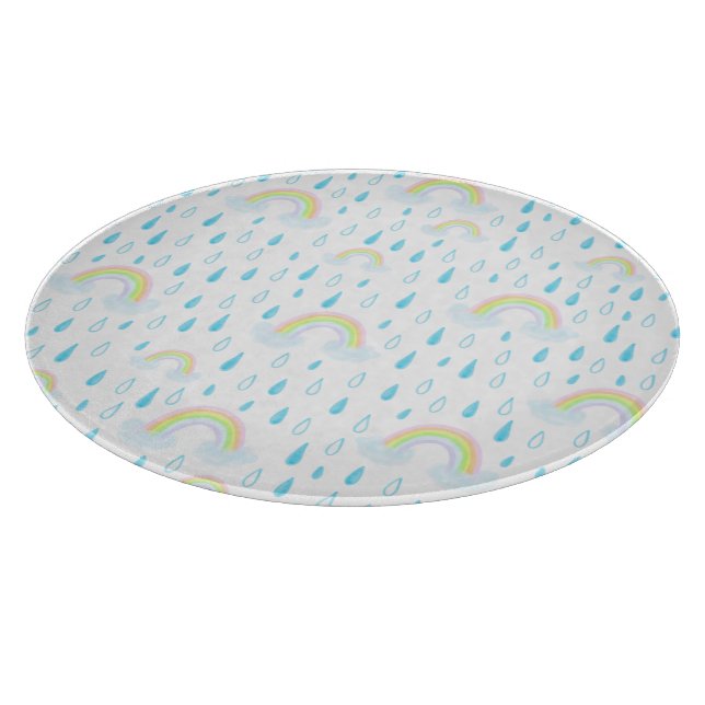 Rainbow Dreams Cutting Board (Corner)