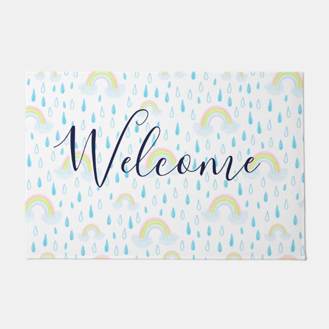 Rainbow Dreams Doormat (Front)
