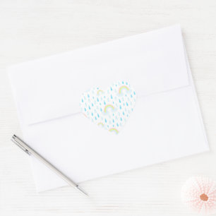 Rainbow Dreams Heart Sticker