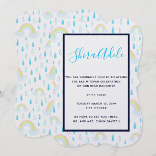 Rainbow Dreams Invitation