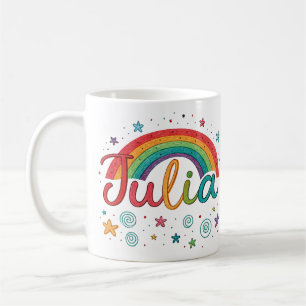 Rainbow Dreams Julia 1 Coffee Mug