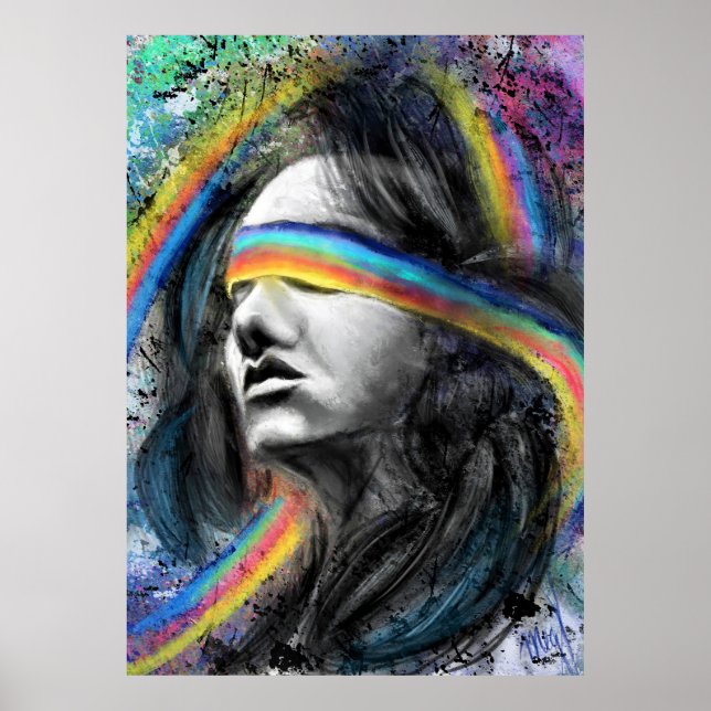 Rainbow Dreams Lady Poster (Front)