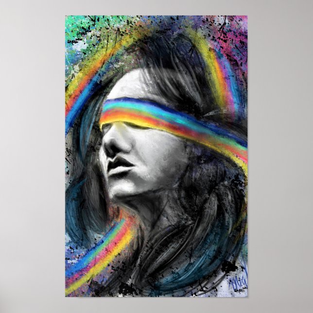 Rainbow Dreams Lady Poster (Front)