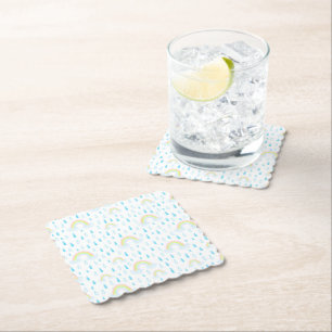 Rainbow Dreams Paper Coaster