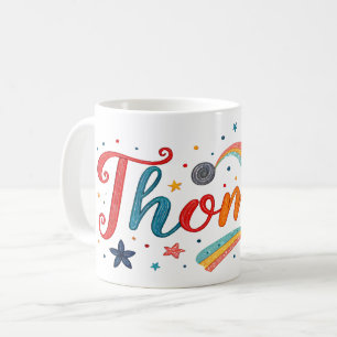 Rainbow Dreams Thomas 1 Coffee Mug
