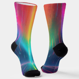 Rainbow Drip Trip Socks