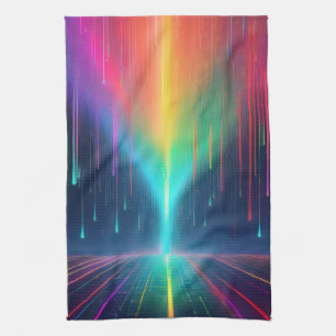 Rainbow Drip Trip Tea Towel