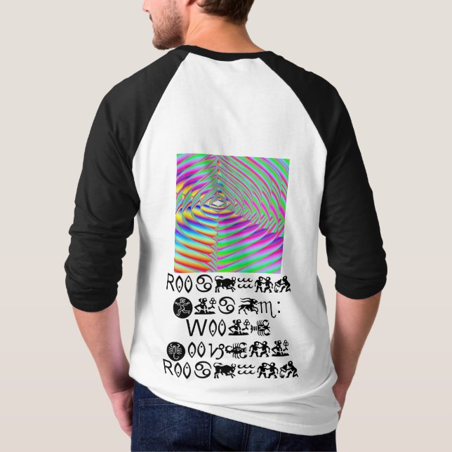 Rainbow Drive: Warp Factor Rainbow.  Hyper Rainbow T-Shirt (Back)