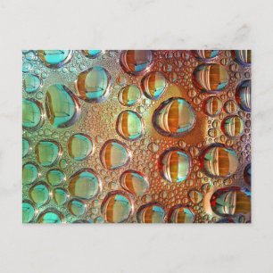 Rainbow Drops Postcard