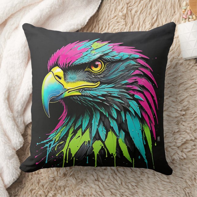 Rainbow Eagle Cushion (Blanket)