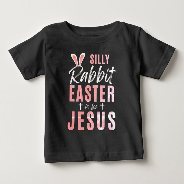 Rainbow Easter Bunny - Easter Baby T-Shirt (Front)