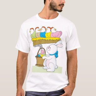Rainbow Easter Chickens T-Shirt