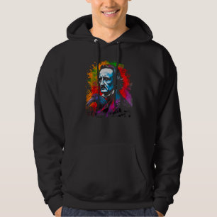 Rainbow Edgar Allan Poe Hoodie