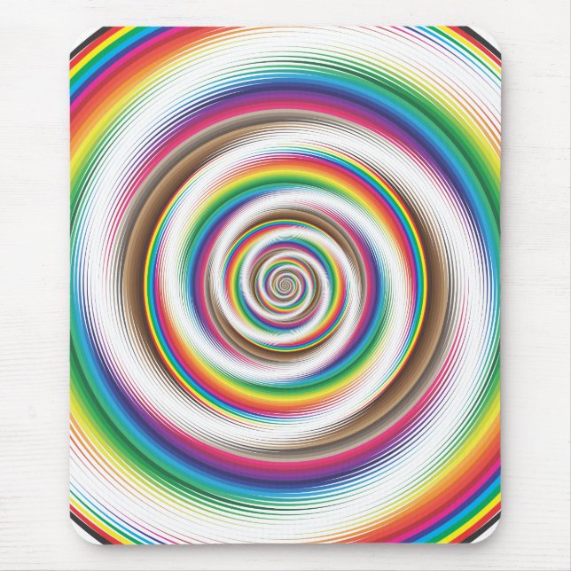 Rainbow effect mouse mat (Front)