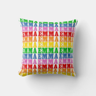 Rainbow Emma Cushion