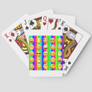 rainbow emoji playing cards