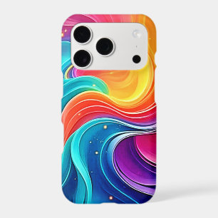 Rainbow Energy Swirl: Vibrant Flow Art