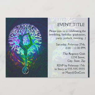Rainbow Energy Yin Yang Yoga Invitation