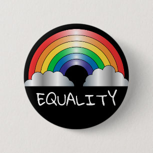 Rainbow EQUALITY button pin