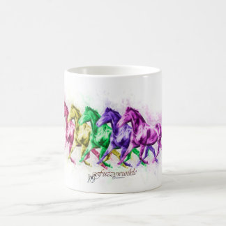 Rainbow Equine Chorus line Coffee Mug