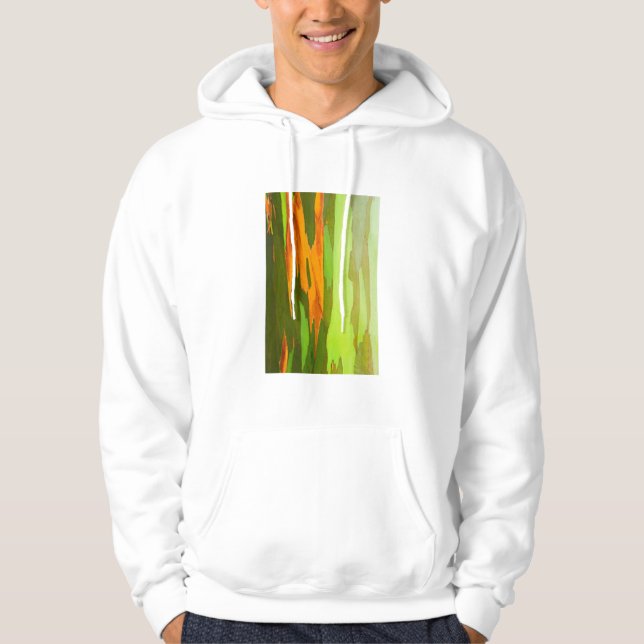 Rainbow Eucalyptus bark, Hawaii Hoodie (Front)