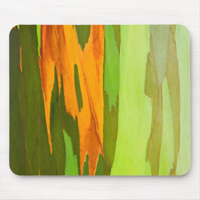Rainbow Eucalyptus bark, Hawaii Mouse Mat (Front)