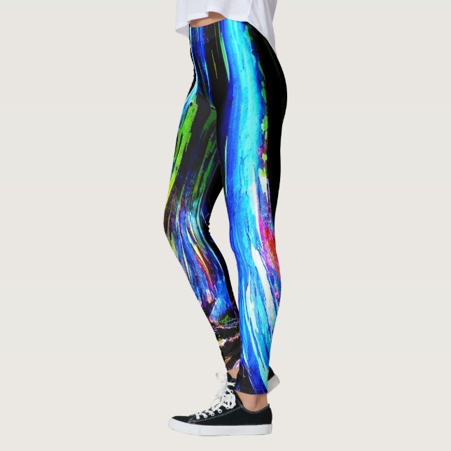 RAINBOW EUCALYPTUS TREE LEGGINGS (Left)